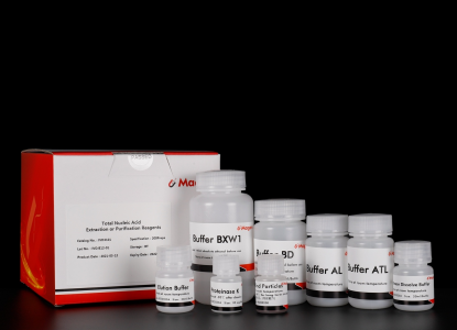 Isolation total DNA from 1-100μl blood, FFPE, tissue and other samples using high bind beads