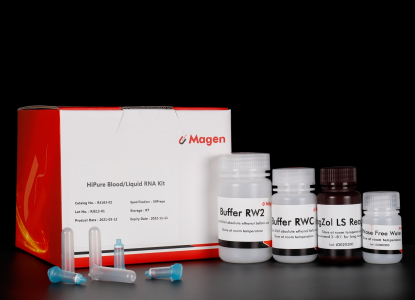 Isolation total RNA(include miRNA) from 0.25ml whole blood (fresh or frozen blood)/plasma/serum/body fluids using column and MagZol LS reagent