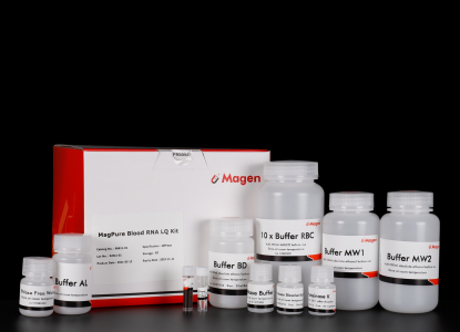 Isolation total RNA from 300μl whole blood, bone marrow, buffy coat