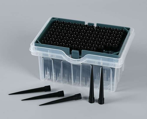 Hamilton, 300μl Conductive Filter Tips,Black, Box packed