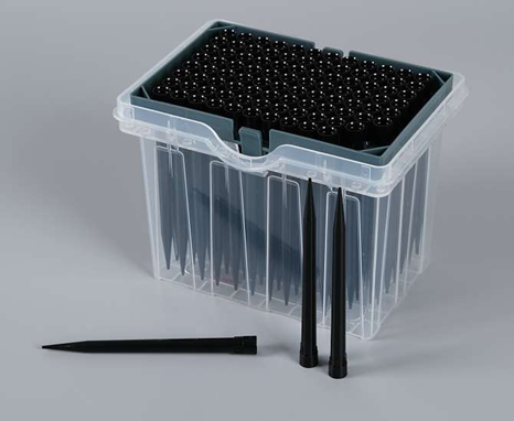Hamilton, 1000μl Conductive Filter Tips,Black, Box packed