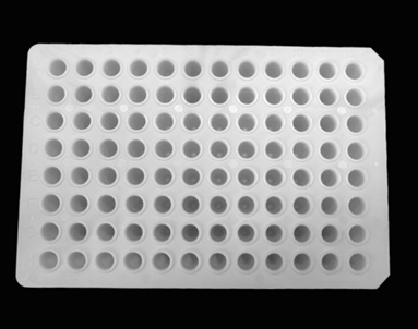 100μl 96 Well PCR Plate, Non Skirted, White