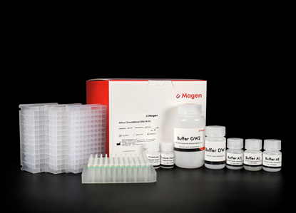 Isolation total DNA from blood, tissue, culture cells, swab, blood spots using 96 plate