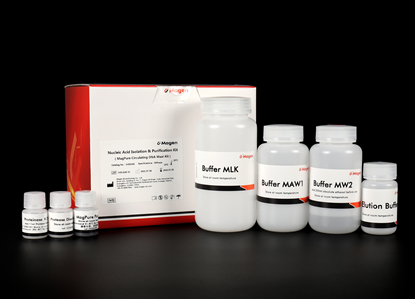 Isolation circulating DNA from 1-6ml plasma, serum, body fluids