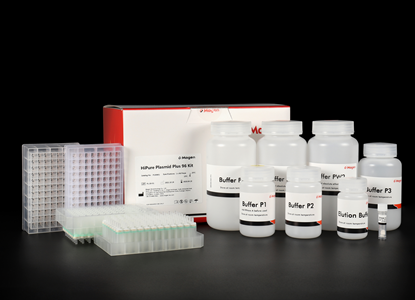 Isolation up to 20µg plasmid DNA from 1.5ml bacterial culture using 96 well bind plate and 96 filter plate