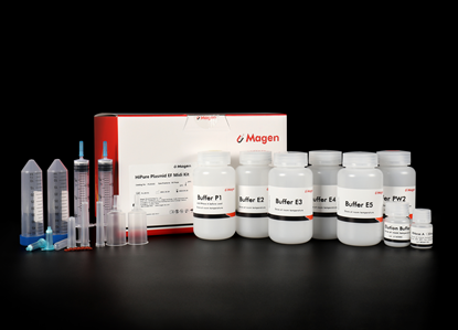Isolation up to 500µg endotoxin-free plasmid DNA from 25-50ml bacterial culture. Recommend for High copy vector, Low elution volume, High concentration